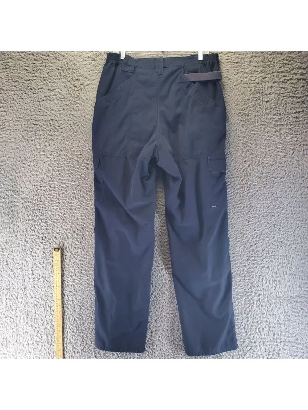 5.11 Tactical Pants Mens 36x34 Navy Blue Cargo Pocket Ripstop Workwear *Read*